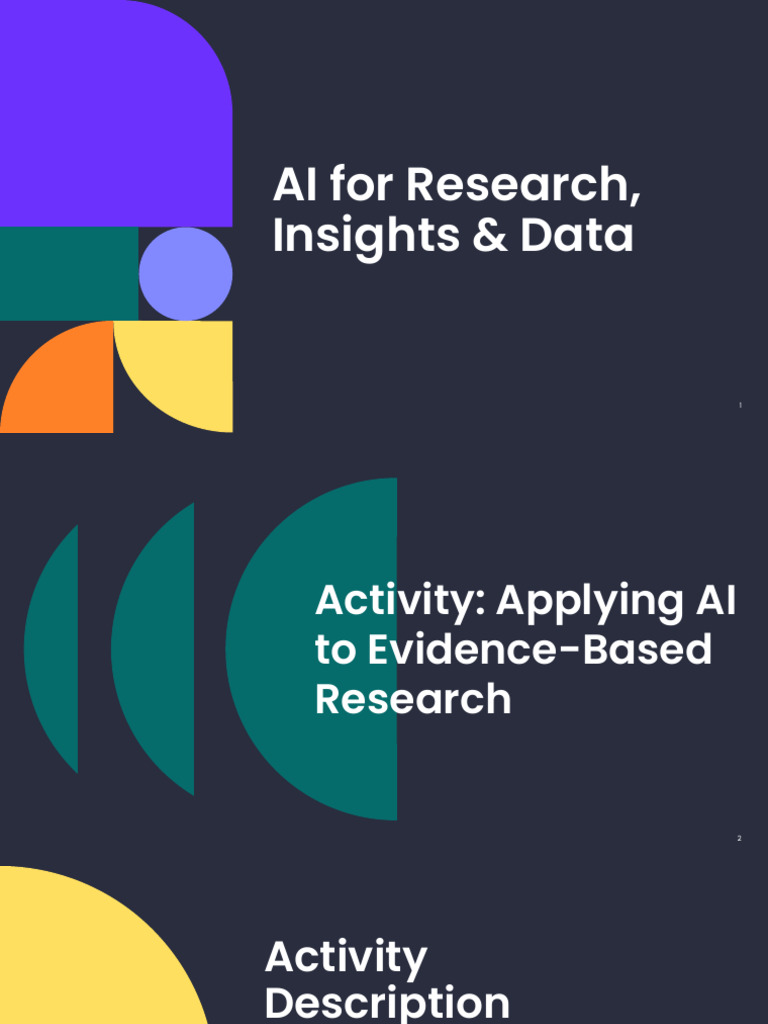 Handson Activity_Use Cases_AI for Research, Insights & Data.pptx | PDF ...