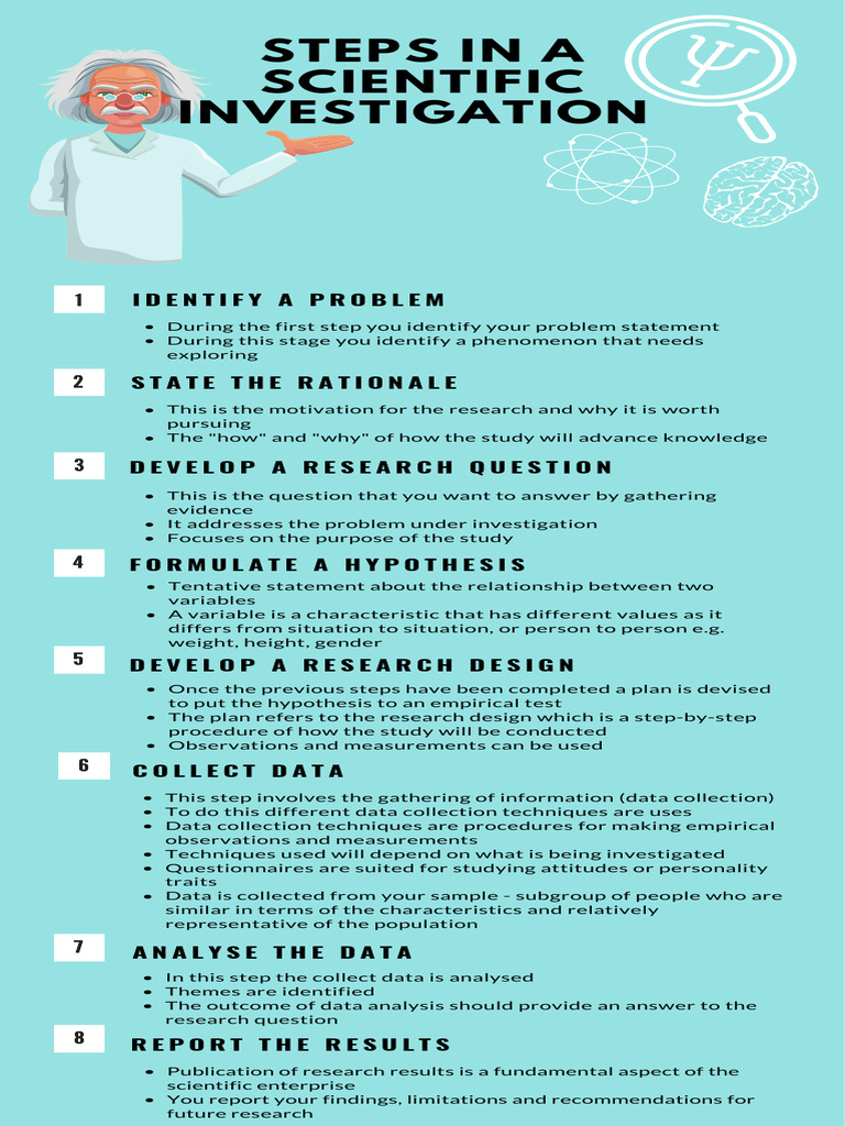 Steps in The Scientific Investigation | PDF