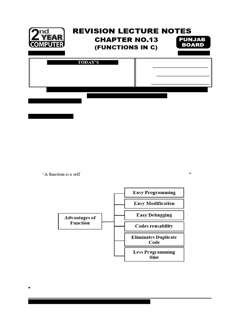 12th Class Notes 2024 Com CH No 13a | PDF | Parameter (Computer ...