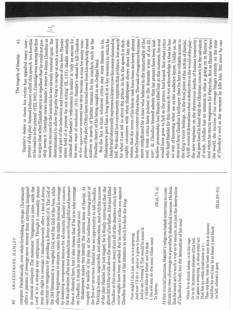 The Tragedy of Hamlet (P2) - Paul Castor | PDF