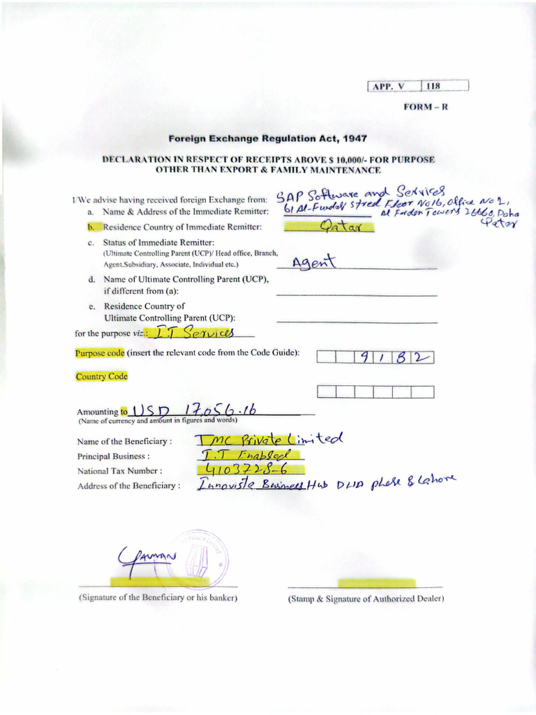 Form R (7) | PDF