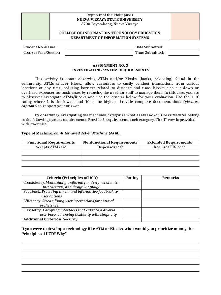 3_Investigating System Req | PDF | Information Technology | Computing