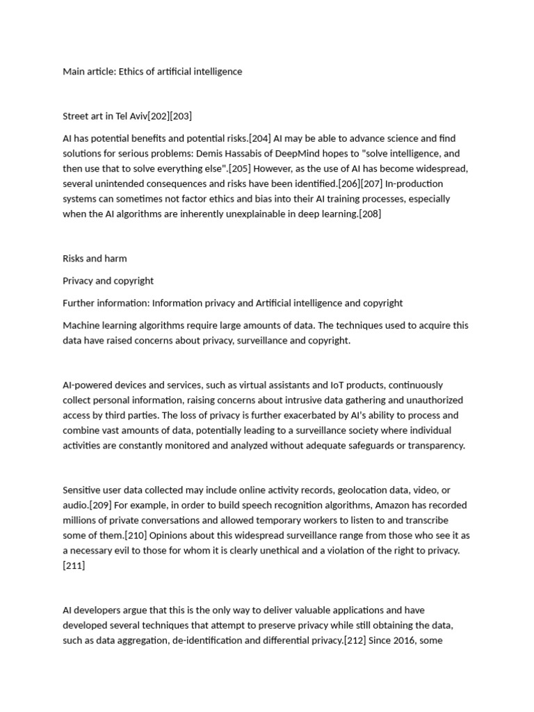 Ethics | PDF | Artificial Intelligence | Intelligence (AI) & Semantics