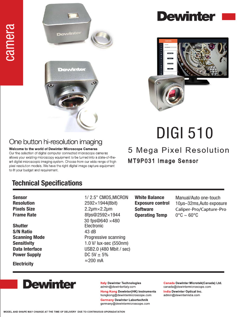 DGI 510 Camera 1 | PDF