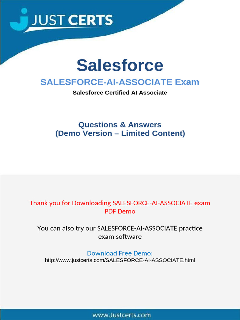 Salesforce AI Associate Demo | PDF | Artificial Intelligence ...
