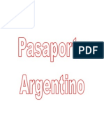 Pasaporte Argentino