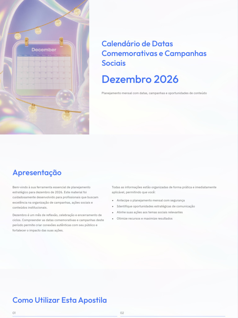 Calendario de Datas Comemorativas e Campanhas Sociais | PDF | HIV/AIDS ...
