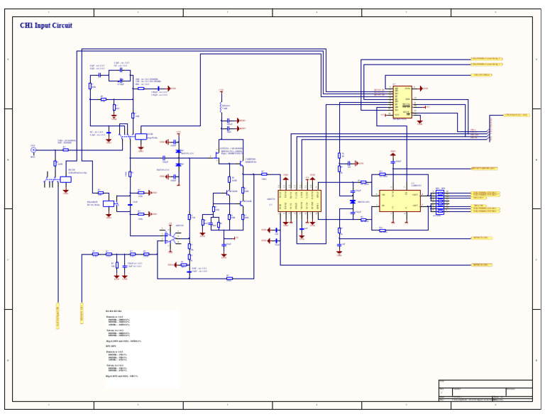 01-CH1 Input Circuit | PDF