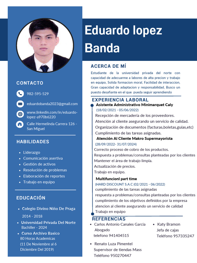 Cur Rcul Um Eduardo Lopez | PDF | Servicio al Cliente | Business