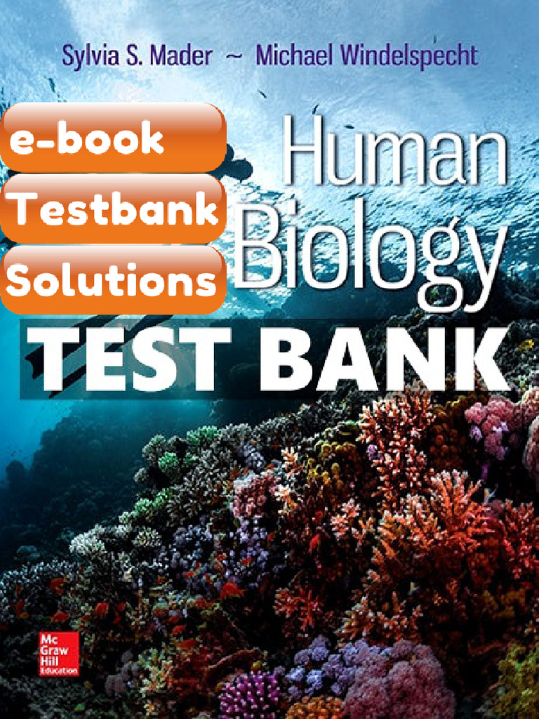 Ebook & Testbank Human Biology 15th Edition Mader | PDF | Subscription ...