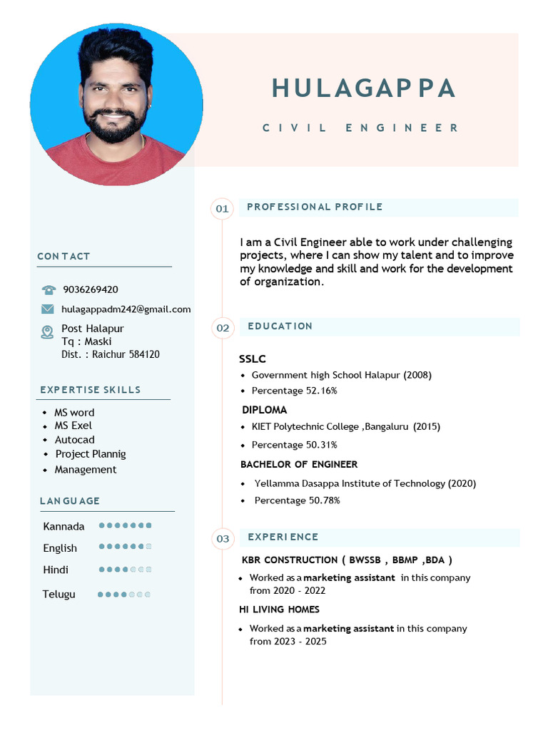 Hulagappa - CV | PDF