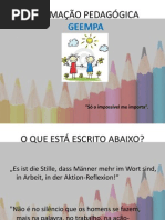 FORMAÇÃO PEDAGÓGICA GEEMPA