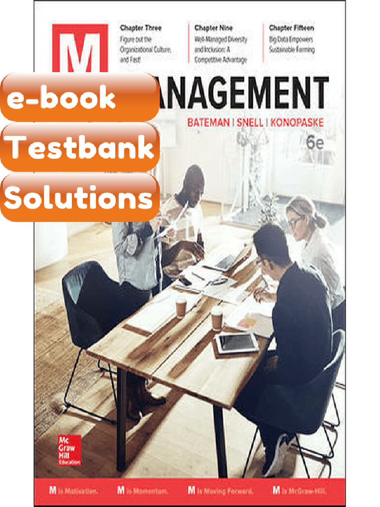 Testbank - M Management 6th Edition by Bateman | PDF | Services ...