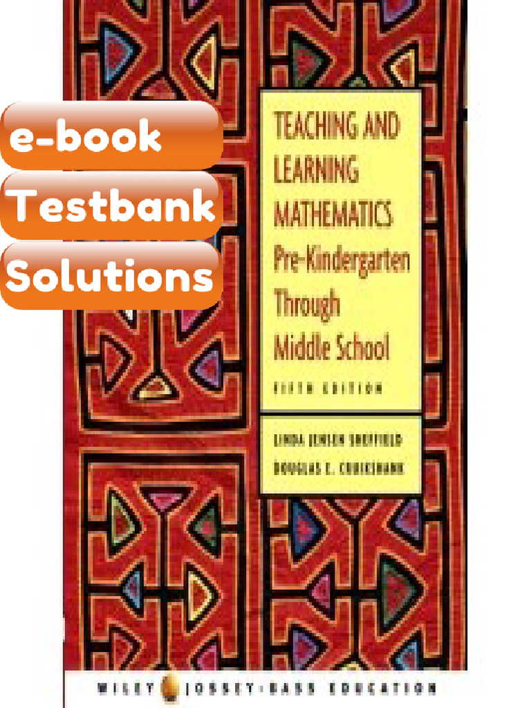 Teaching and Learning Mathematics PreKindergarten Through Middle School ...