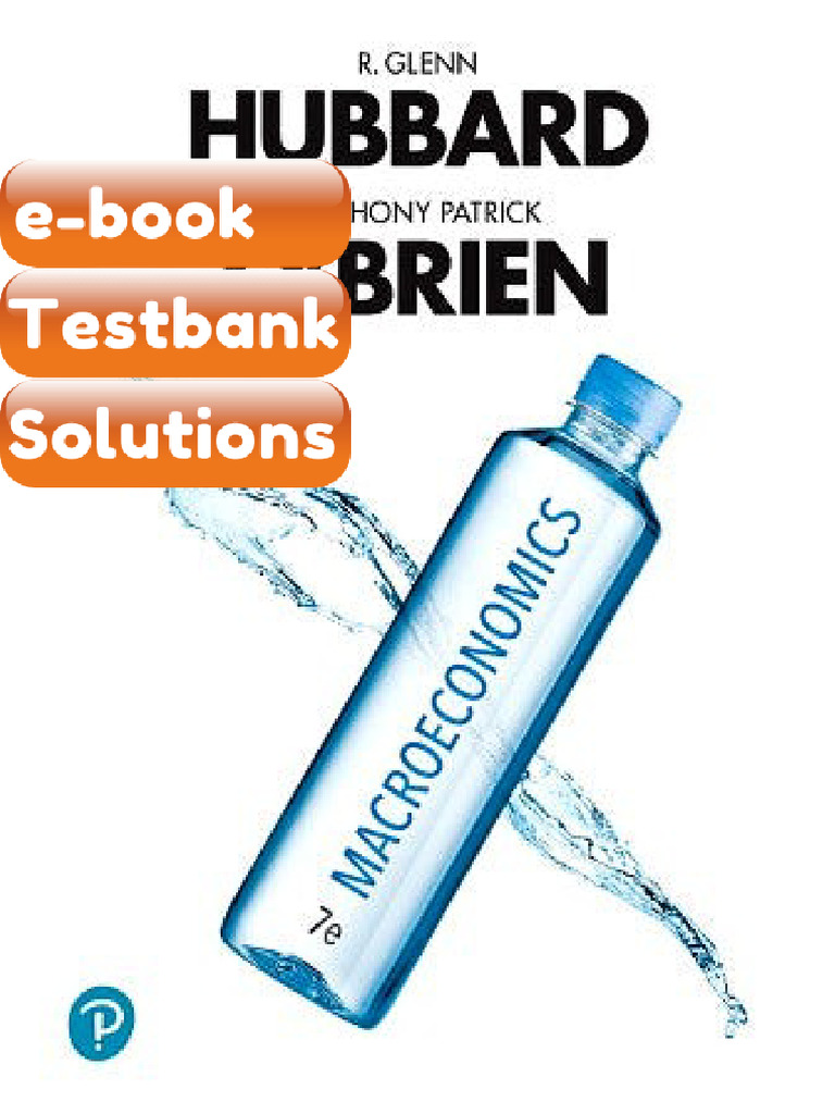 Macroeconomics 7th Edition R Glenn Hubbard Anthony Patrick OBrien ...
