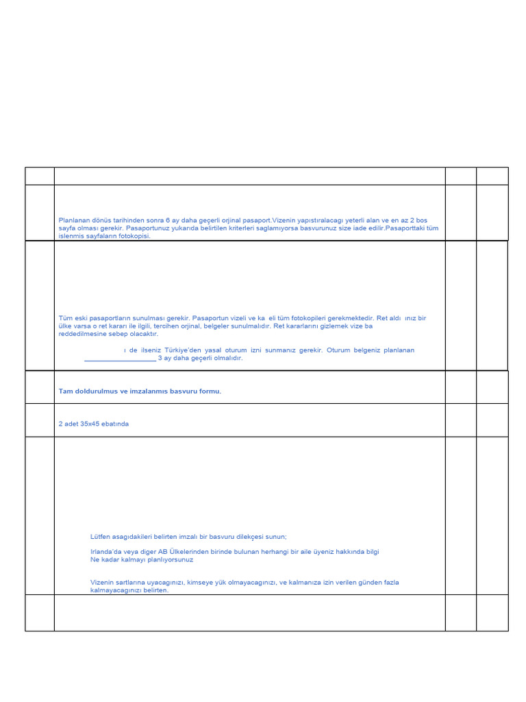 Visit-Tourist-Visa-Checklist | PDF