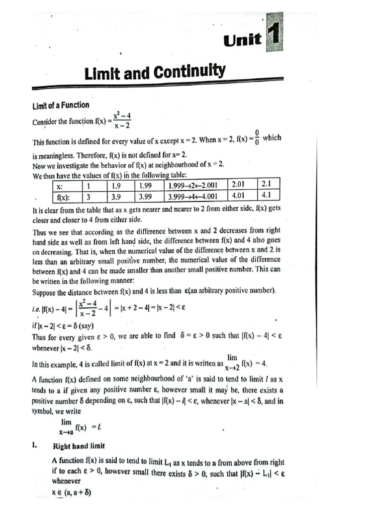 Math1 Final Exam Solutions Limits and Continuity Concepts | PDF