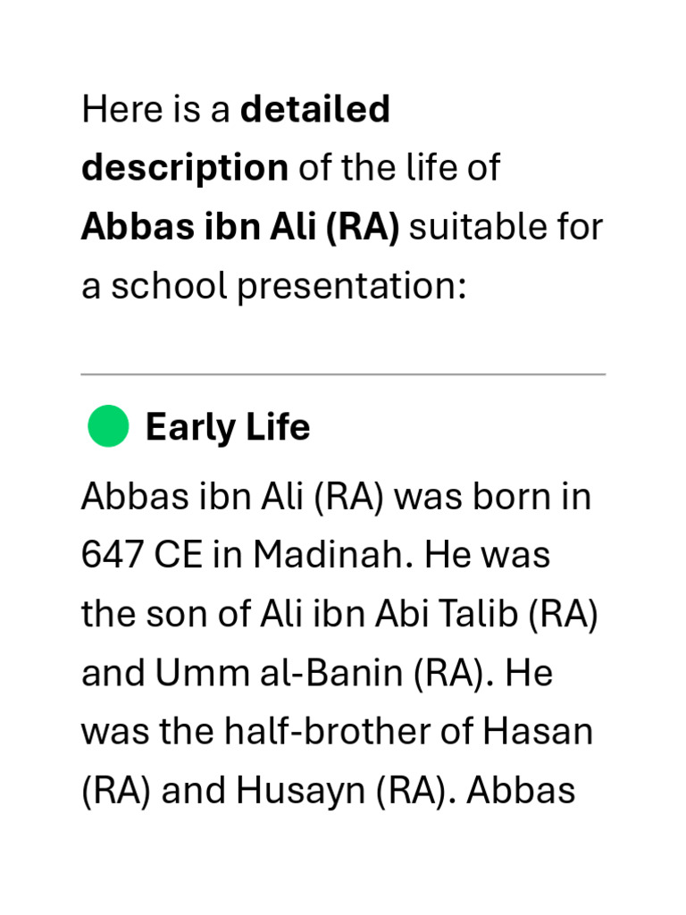 Abbas | PDF