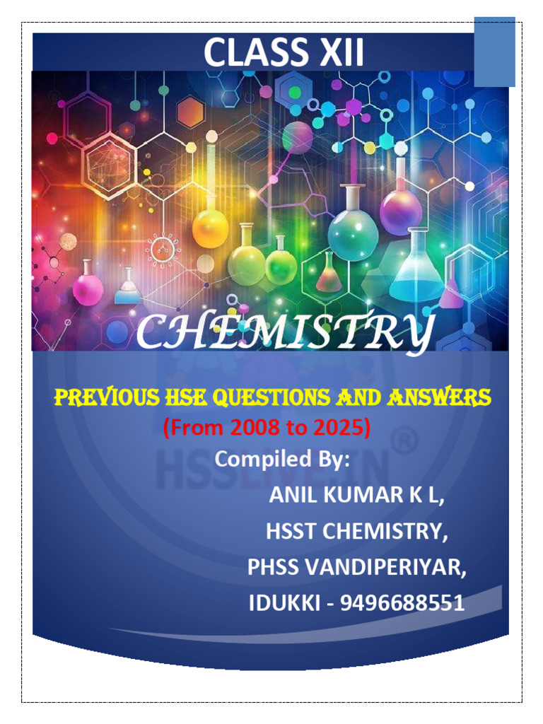 Plus Two Chemistry | PDF | Chemical Substances | Chemistry