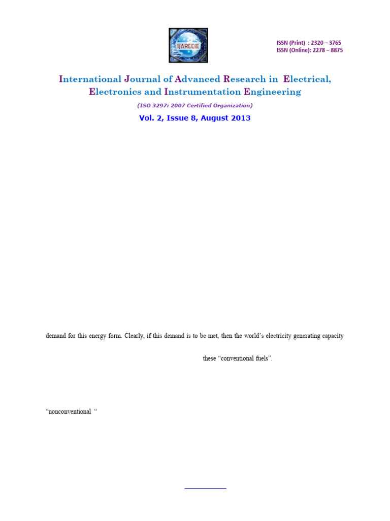 A Hybrid Model of Solar Wind Power Gener | PDF | Solar Power ...
