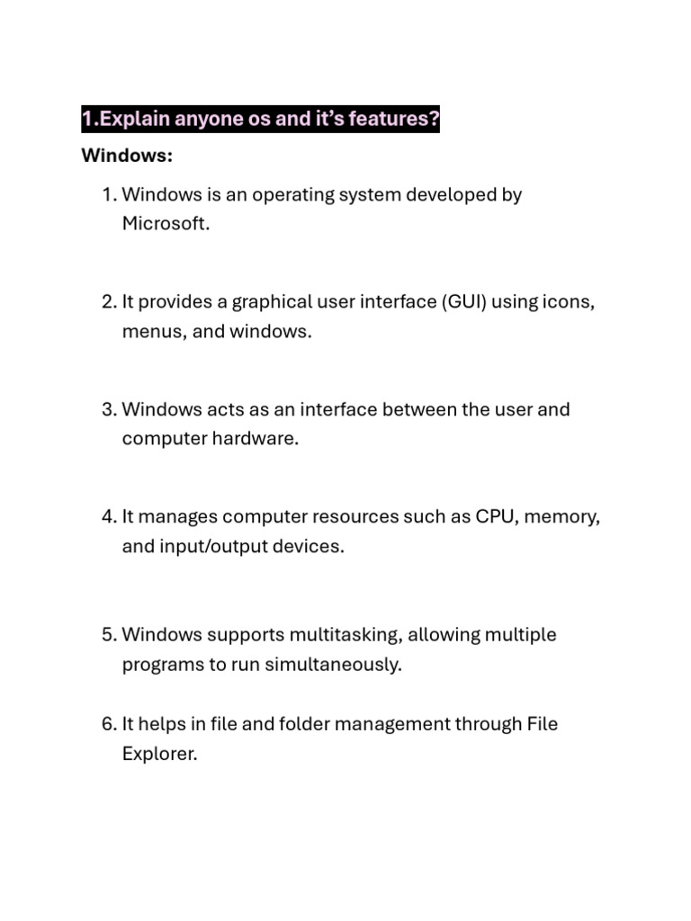 Office Automation Unit 1 Answers Mark-Up | PDF | Computer Data Storage ...