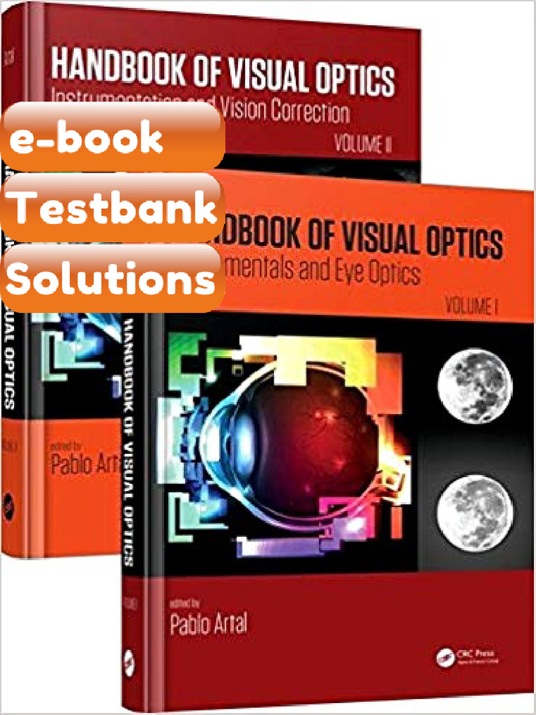 Testbank - Handbook of Visual Optics Volume 1 and 2 by Pablo Artal ...