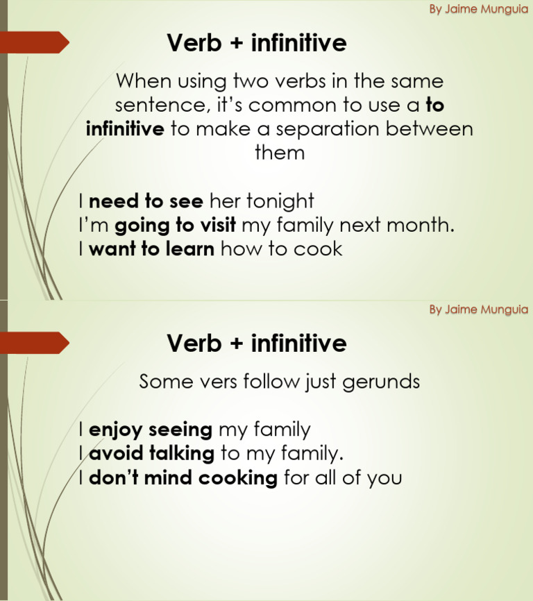 Interchange1 16b Verb Infinitive | PDF