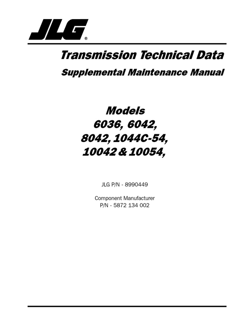 ZF WG-98 - TC - Service Manual | PDF | Clutch | Manual Transmission