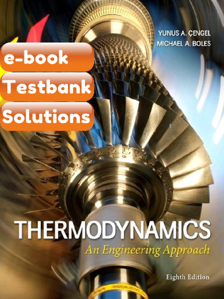 Thermodynamics An Engineering Approach Cengel 8th Edition Testbank
