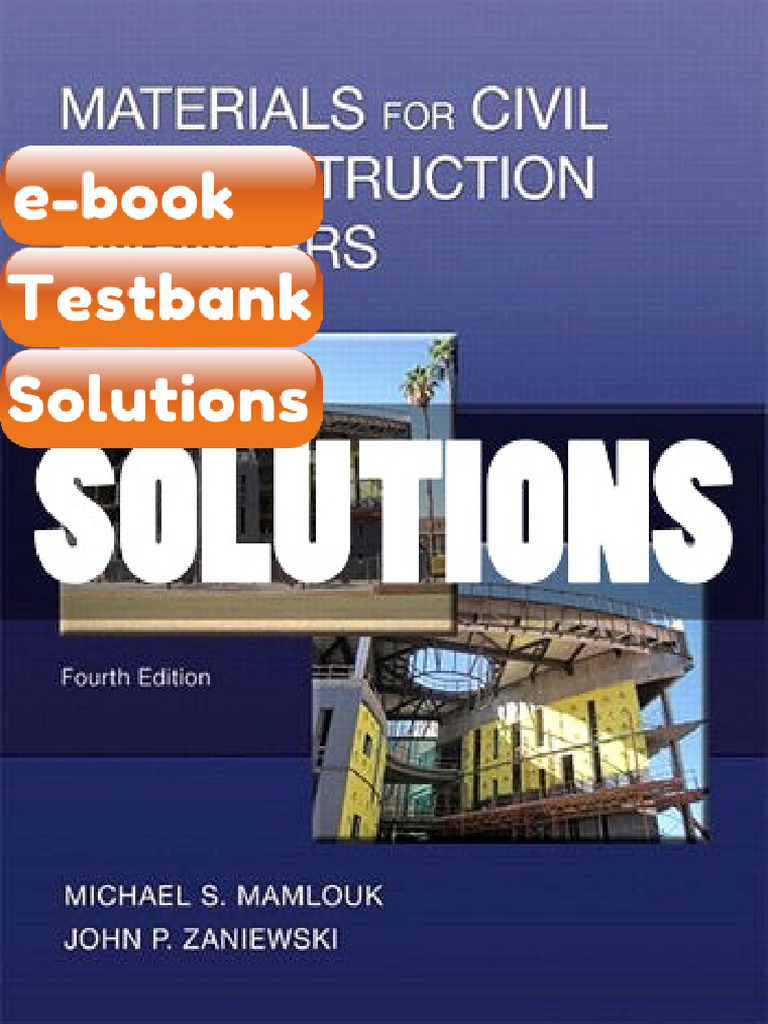 eBook & Testbank Materials for Civil and Construction Engineers 4th ...