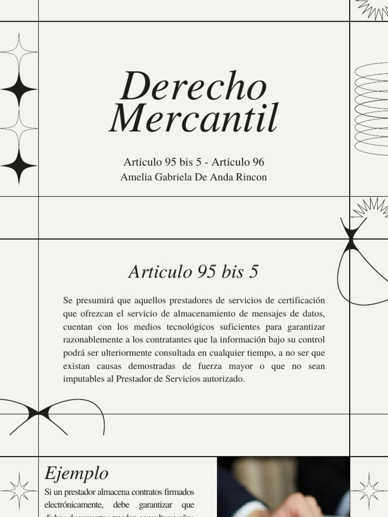 Derecho Mercantil Articulo 95 Bis 5 - Articulo 96 | PDF
