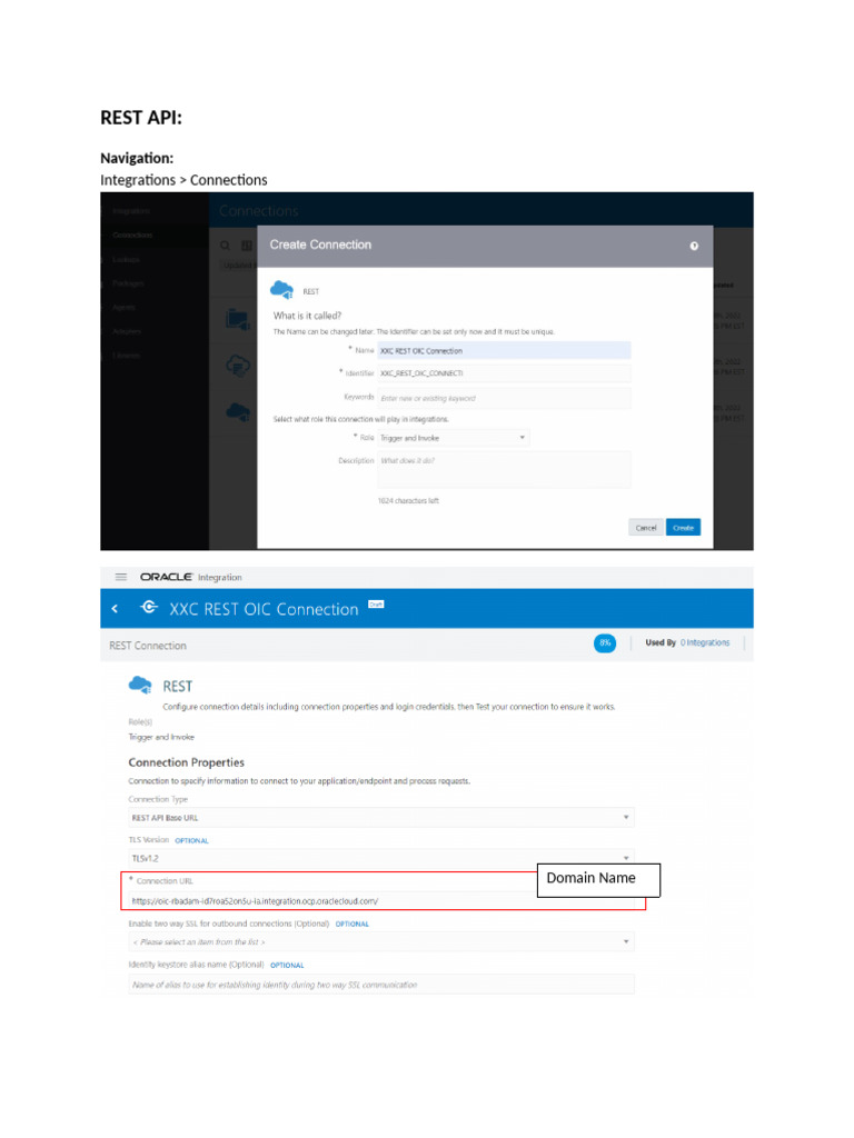Connections REST, SOAP API, ATP Adapter and FTP Adapter | PDF