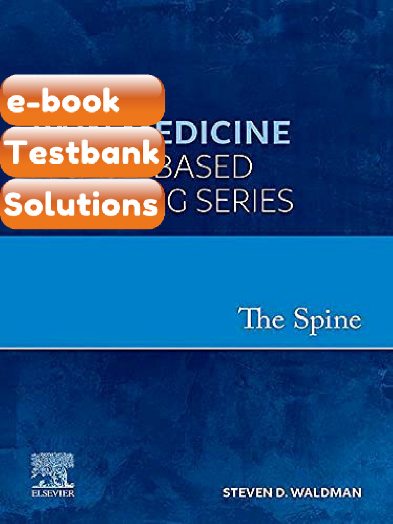 Testbank - The Spine Pain Medicine a CaseBased Learning Series 1st ...
