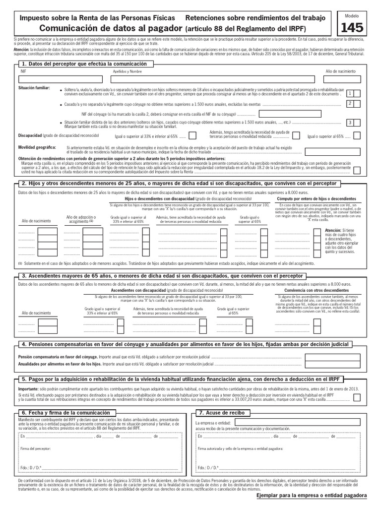 mod145_es_es (1) | PDF | Impuestos | Invalidez