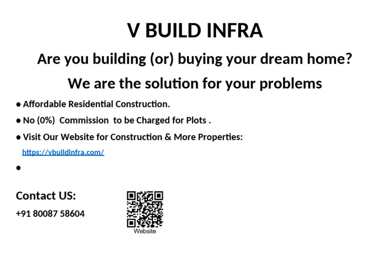 V Build Infra Flyer | PDF