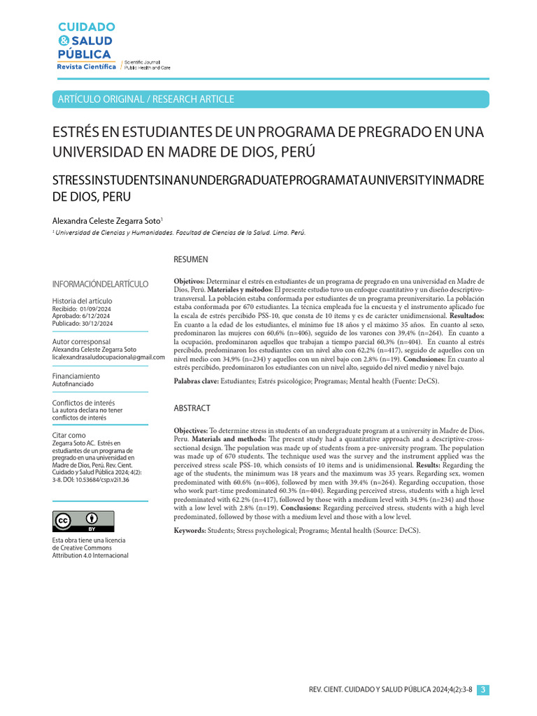 2 Estrs en Estudiantes 1 | PDF | Las emociones | Ciencias del ...
