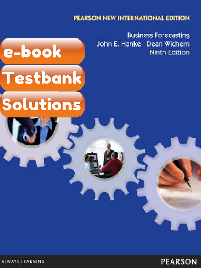 Busines Forecasting 9th Intern Edition Hanke Ebook & Testbank | PDF ...
