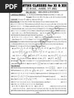 Class 11 Relations & Functions Questions | PDF | Mathematical Objects ...