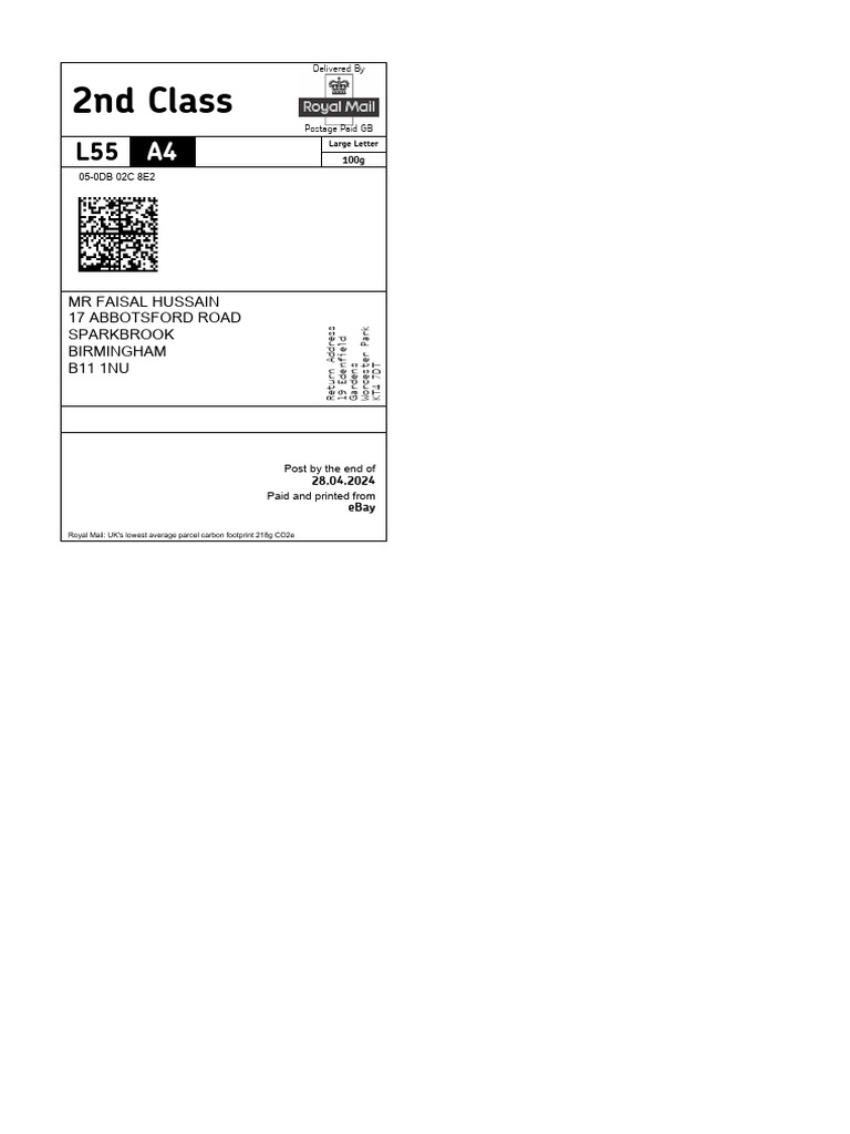 Ebay Label | PDF