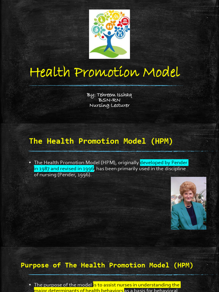 Health Promotion Model | PDF