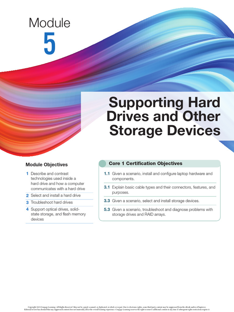 Moudle 5 | PDF | Solid State Drive | Hard Disk Drive