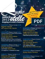 Manifesto Luglio Sotto Le Stelle Pontedera 2012