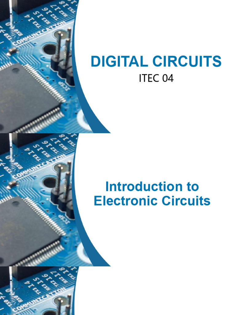 Intro 1.lesson 2 Digital Circuits | PDF | Electronic Circuits ...