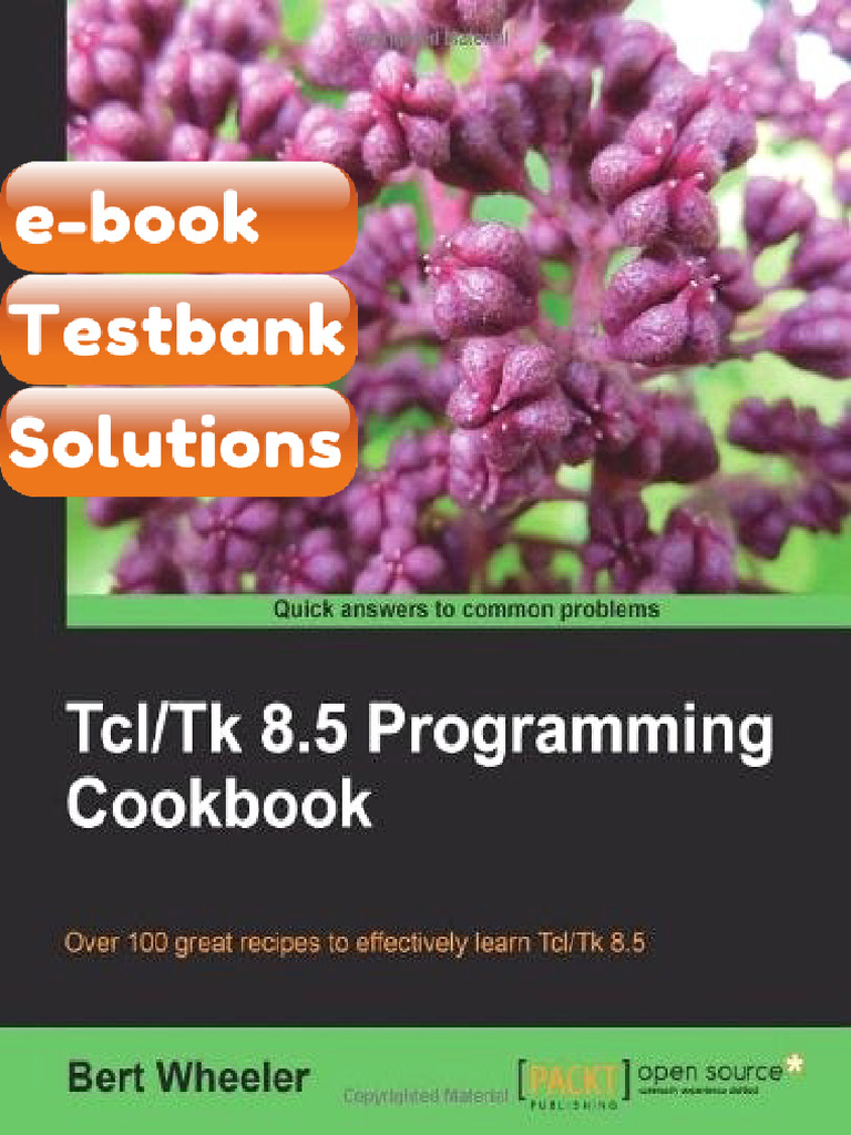 Ebook & Testbank TCL TK 85 Programming Cookbook | PDF | Subscription ...