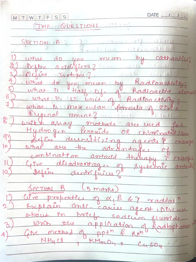 Imp Question of All Unit | PDF