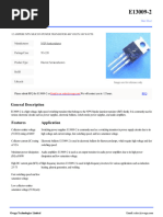Milageto 2x D13009K NPN-Transistor – 450V, 12A, TO-3P, Si, Für Schaltnetzteile & Netzteile