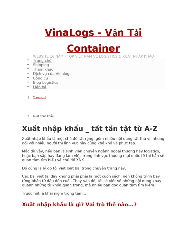 Vina Logs | PDF