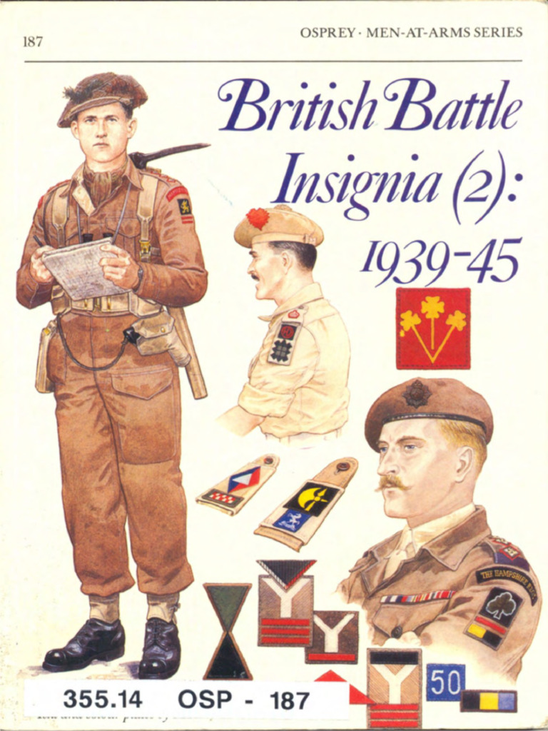 British Battle Insignia 2 1939-45- Osprey - Men at Arms 187 - | PDF