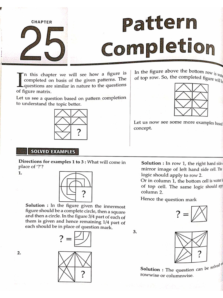 Pattern Reasoning | PDF