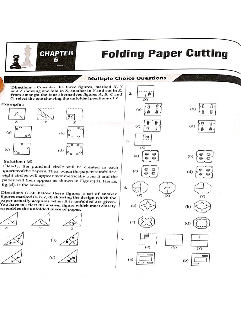Paper Folding Reasoning | PDF